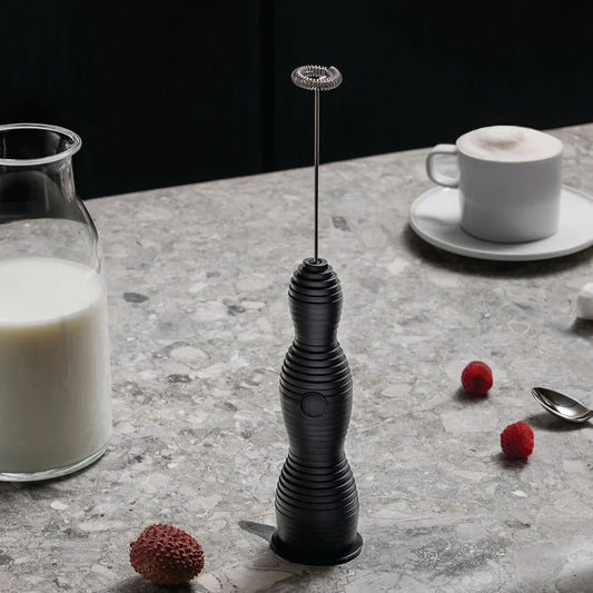 Alessi Pulcina Melkopschuimer Zwart