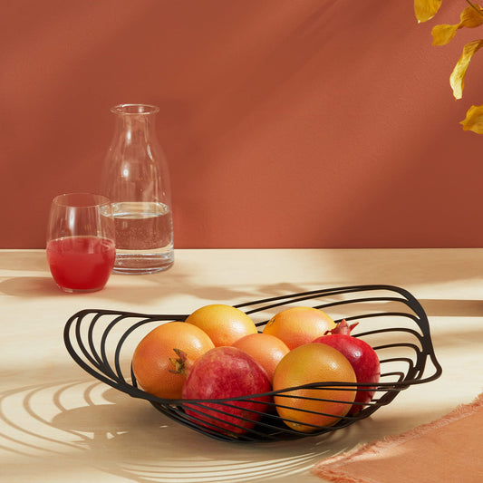 Alessi Trinity Schaal Zwart 26 cm