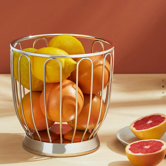 Alessi Ufficio Tecnico Obstschale Edelstahl 22 cm