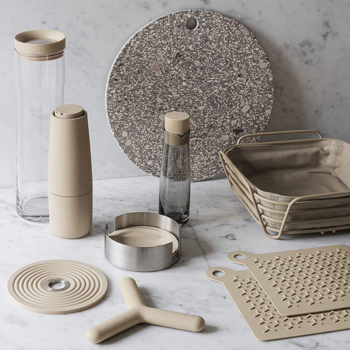 Blomus Delara Brotkorb Moonbeam Creme