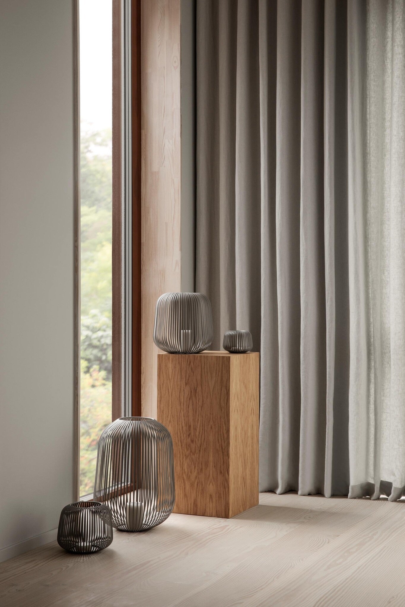 Blomus Lito Lantaarn Grijs Extra Small