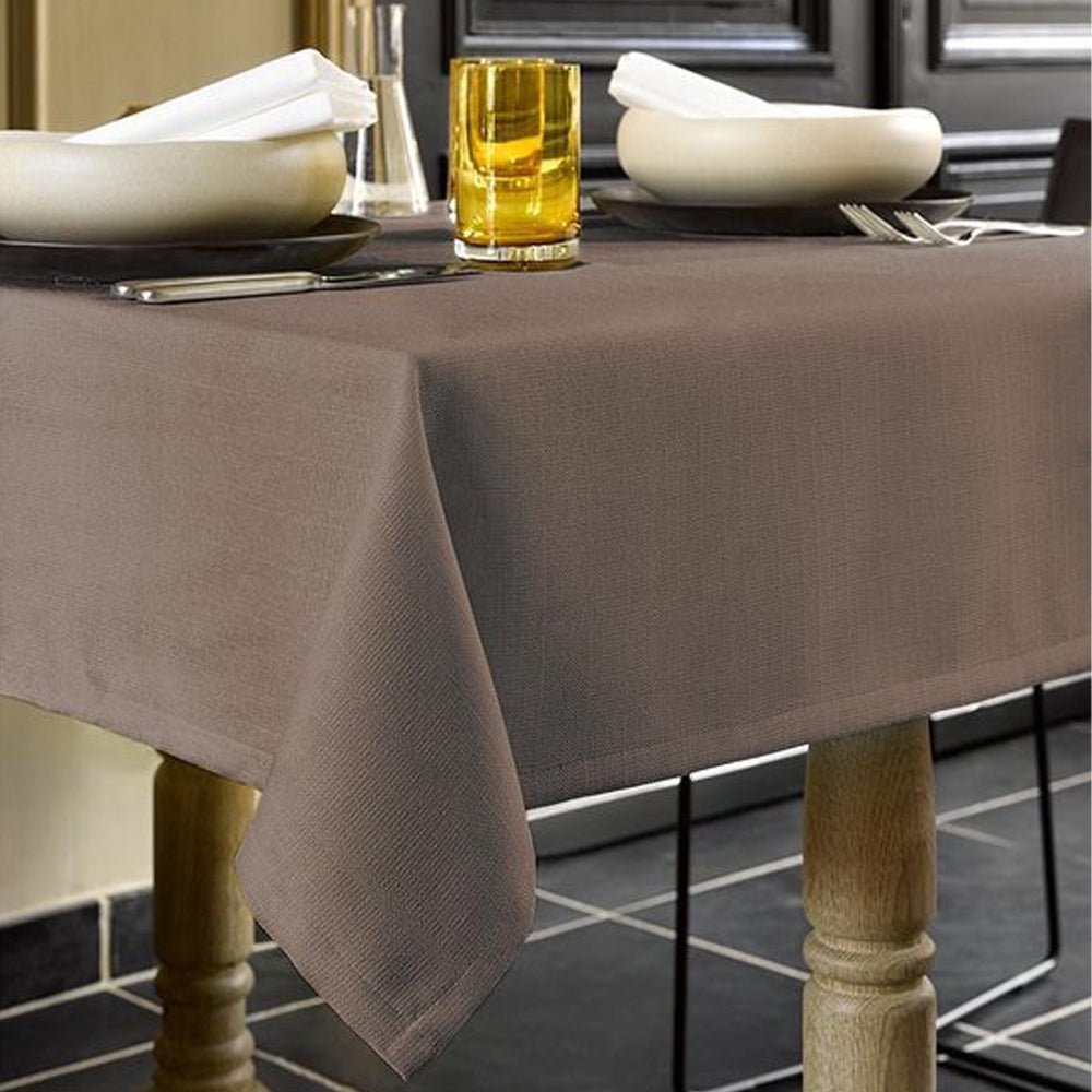 De Witte Lietaer Gibson Tafelkleed Bruin 145 x 260 cm