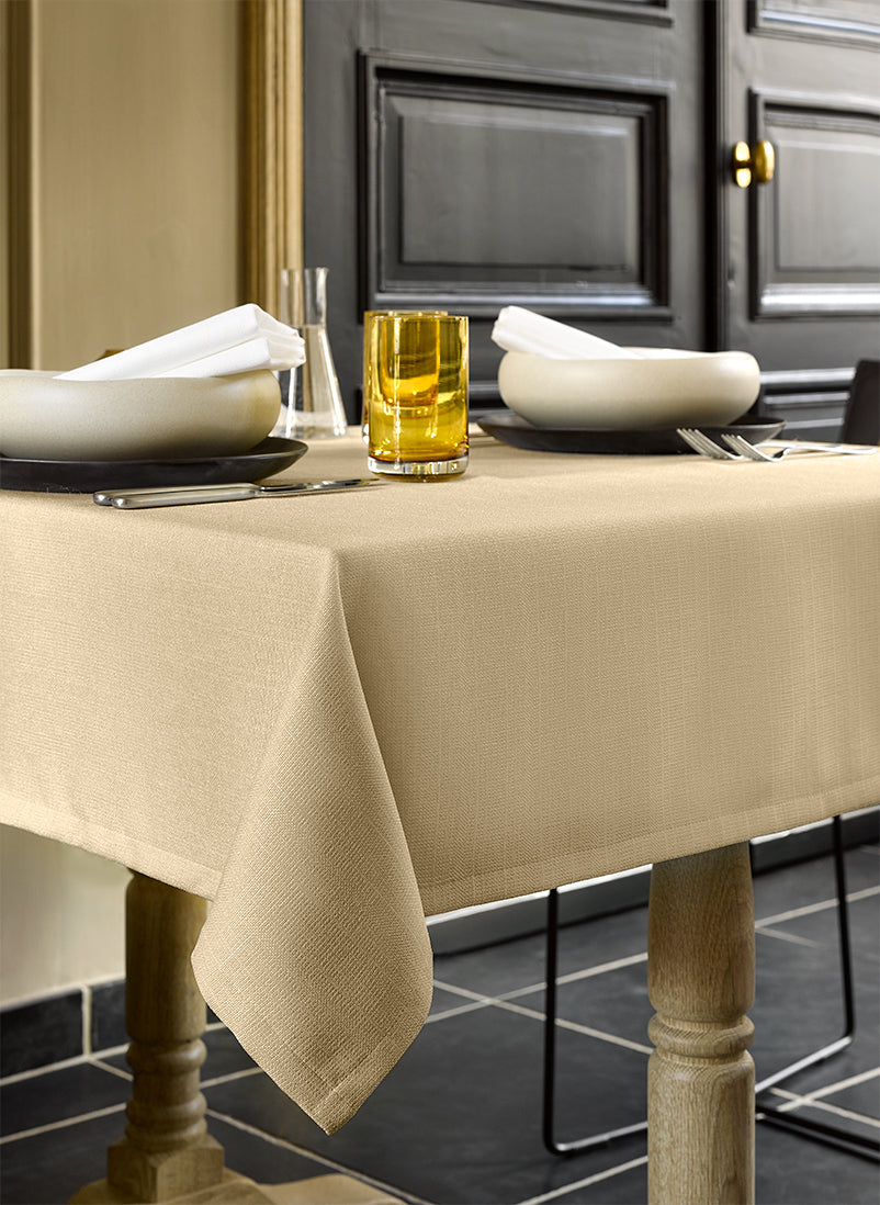 De Witte Lietaer Gibson Tafelkleed Sand 145 x 220 cm