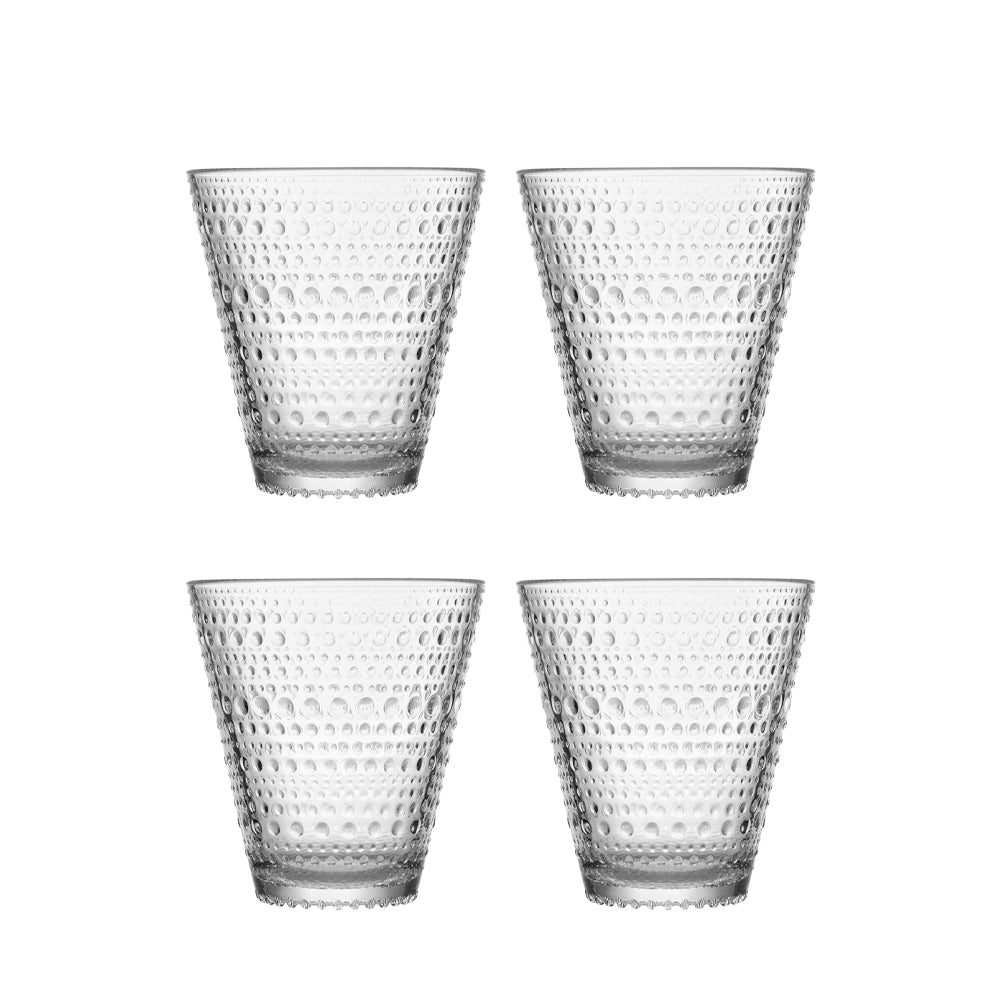 Iittala Kastehelmi Glas Helder 4 Stuks