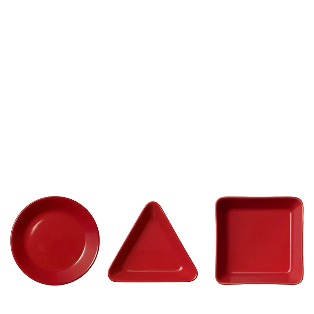 Iittala Teema Servierset 3-teilig Rot