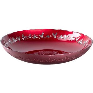 Leonardo Stella Schaal Ilex Rood 32 cm