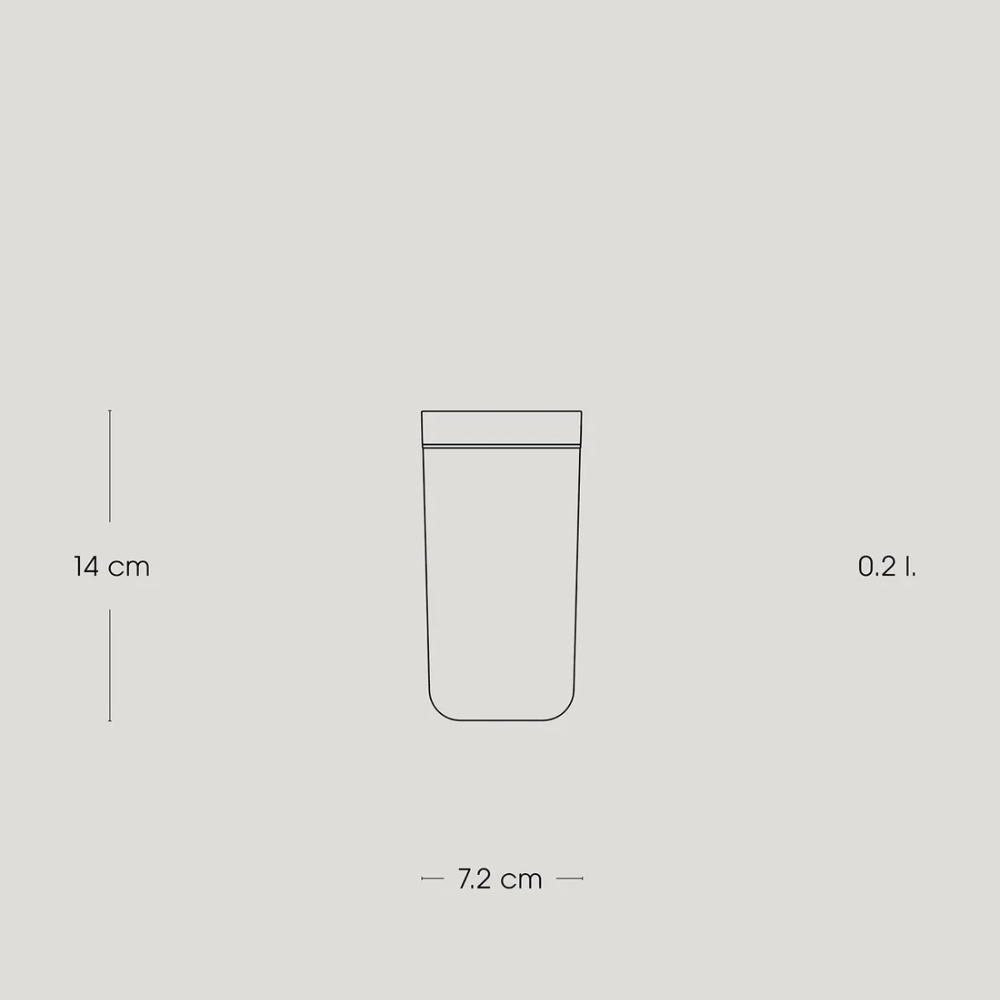 Stelton To Go CliCk Thermosbeker Black 0,2 L