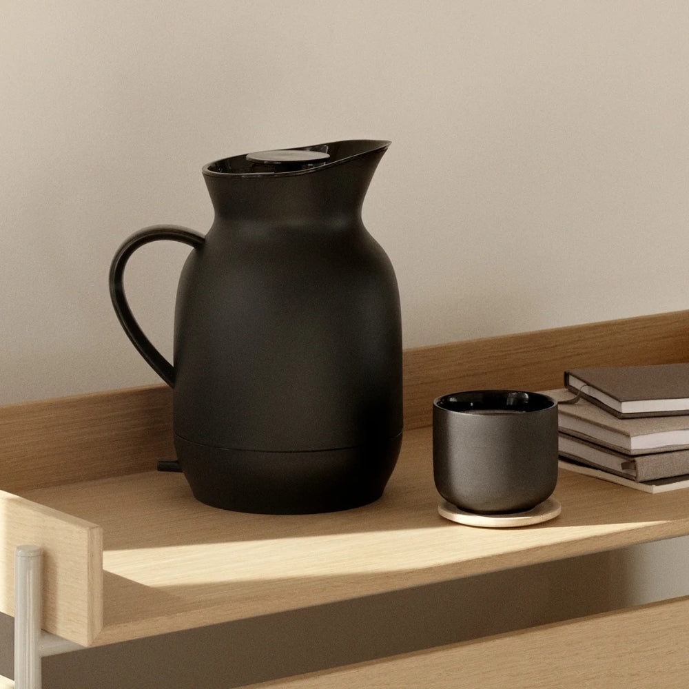 Stelton Amphora Waterkoker Soft Black 1.2 L