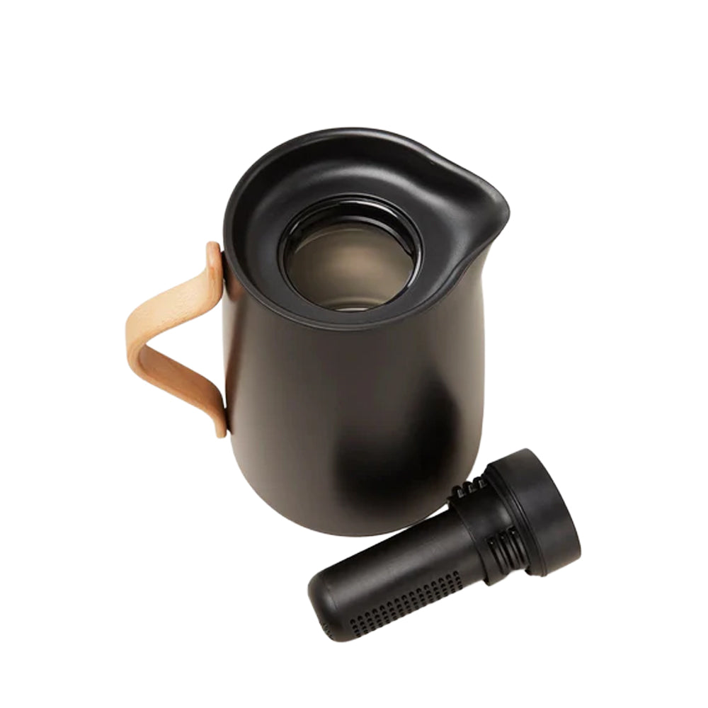 Stelton Emma Waterkoker Mat Zwart 1,2 L