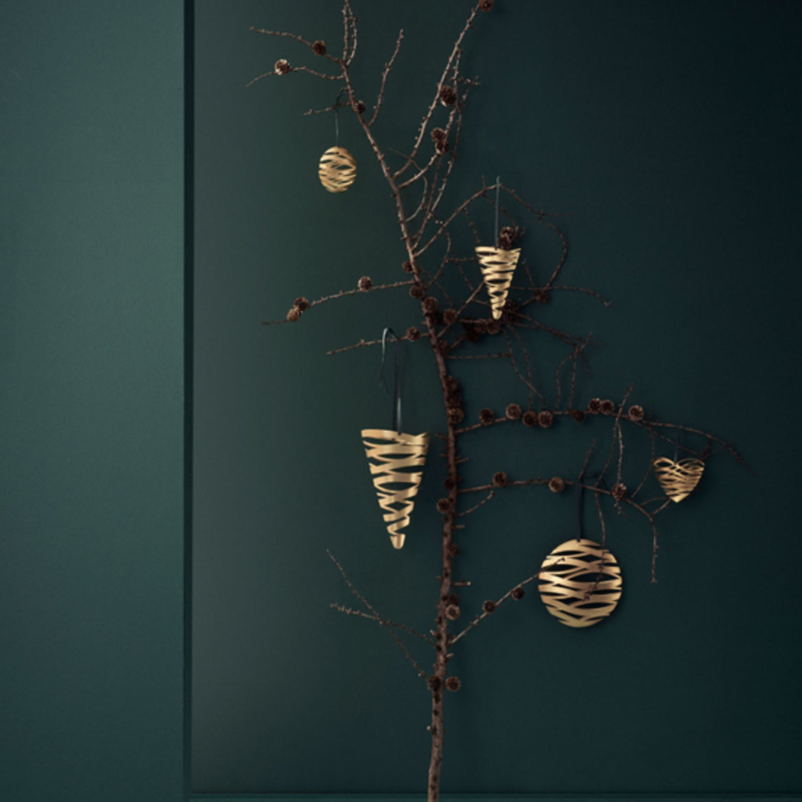 Stelton Tangle Ornament Kegel 13,5 cm