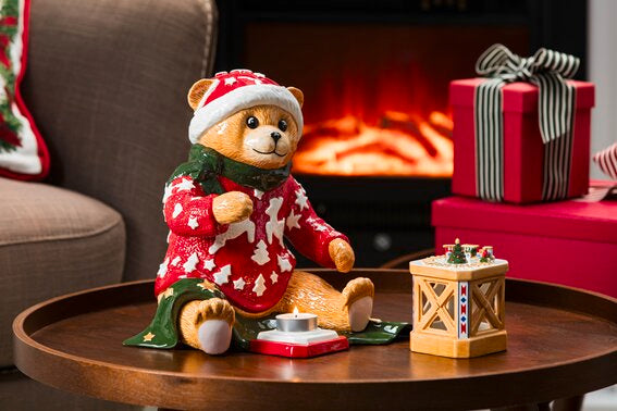 Villeroy & Boch Christmas Toy's Memory Teddybeer met Lamp