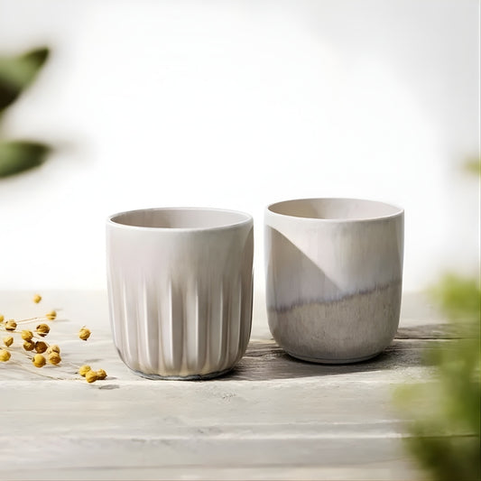 Villeroy & Boch Perlemor Sand Beker 2 Stuks