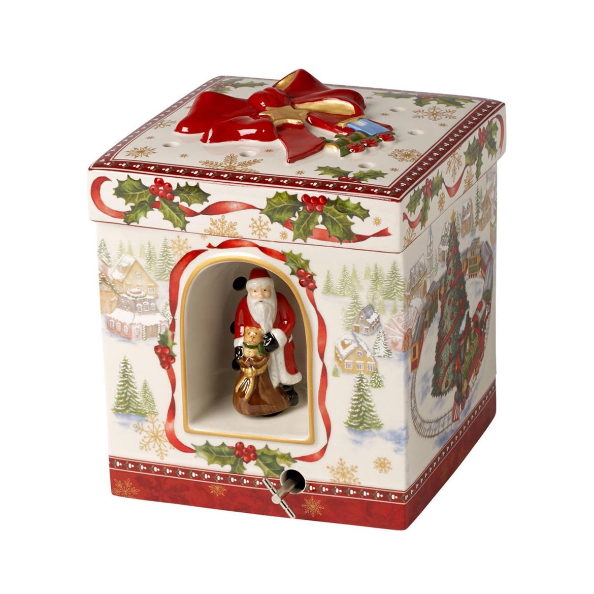 Villeroy & Boch Christmas Toy's Voorraaddoos Vierkant Trein Large