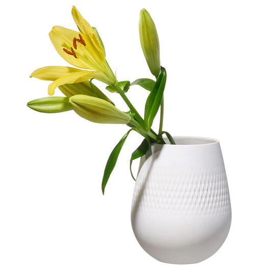 Villeroy & Boch Manufacture Collier Vaas Carre Blanc Small