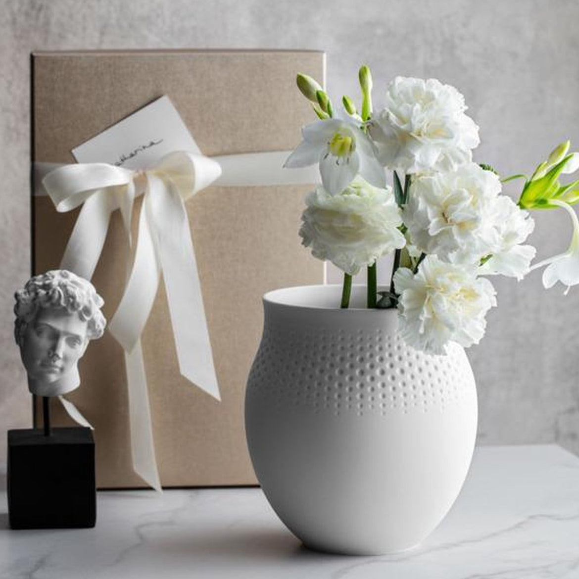 Villeroy & Boch Manufacture Collier Vaas Perle Beige Large