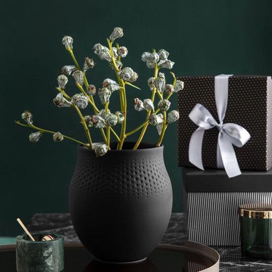 Villeroy & Boch Manufacture Collier Vaas Perle Noir Large