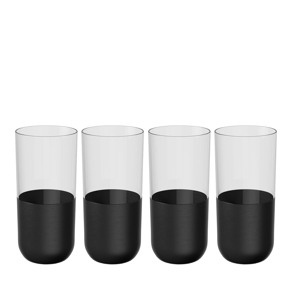 Villeroy & Boch Manufacture Rock Longdrinkglas 4-teilig