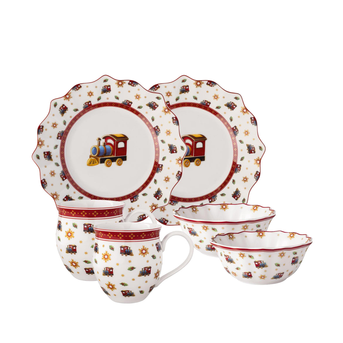 Villeroy & Boch Toy's Delight Ontbijtset Locomotief 6-Delig