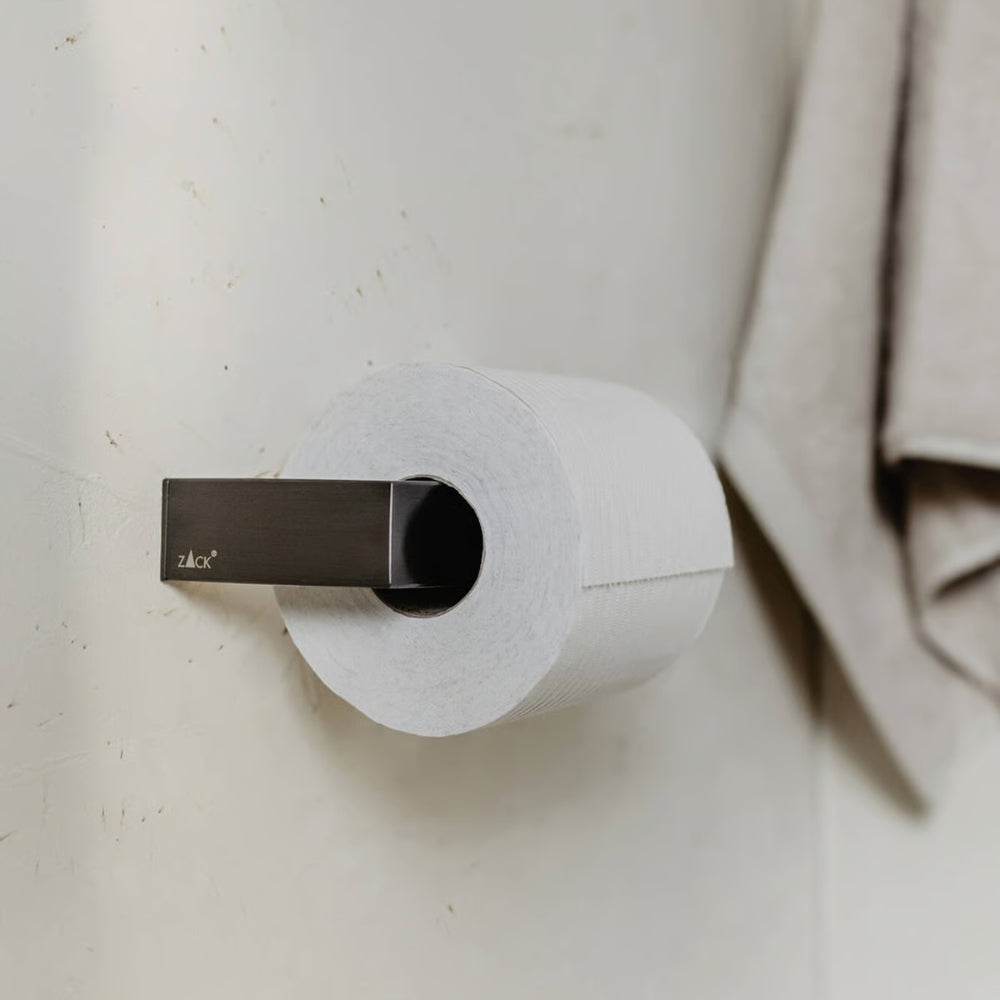 Zack Linea Toiletrolhouder Grafiet