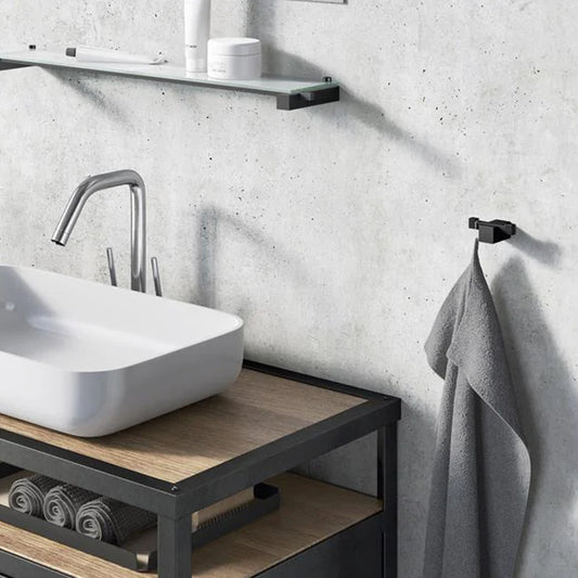 Zack Carvo Handdoekhaak Dubbel Zwart