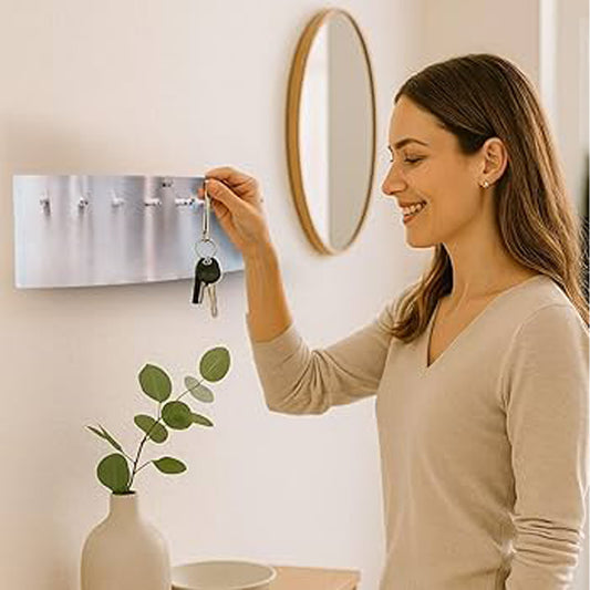 Zack Ergo Schlüsselbrett aus Edelstahl