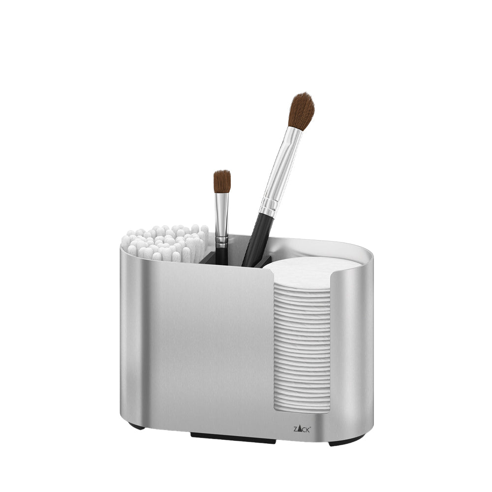 Zack Olomo Make-up-Organizer aus Edelstahl