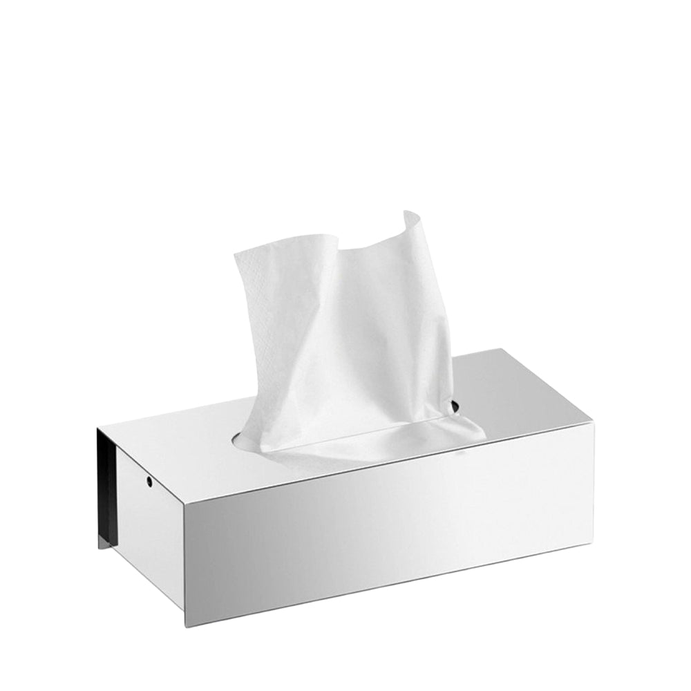 Zack Puro Taschentuchbox Wand Edelstahl Glanz