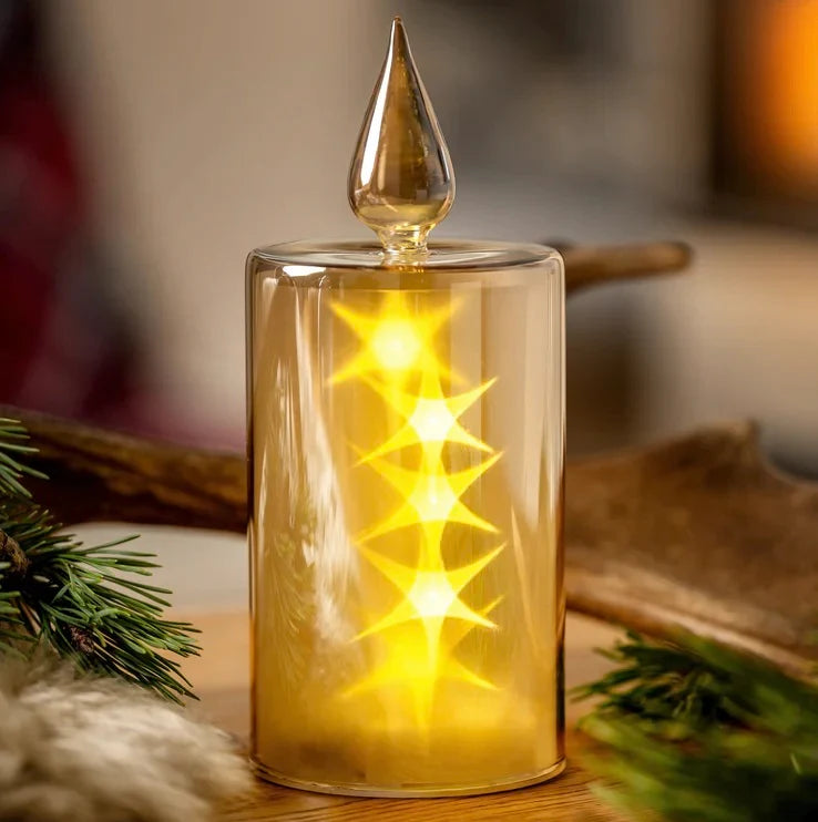 Leonardo Capanna Kaarslamp Goud 21 cm