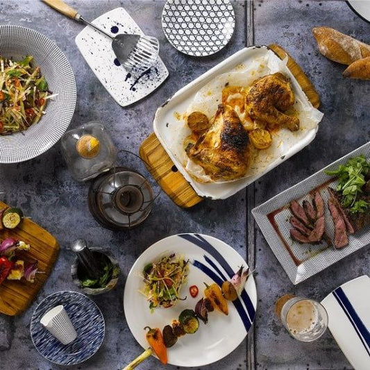 Royal Doulton Pacific Kaasbord Set 20 cm 4 Stuks