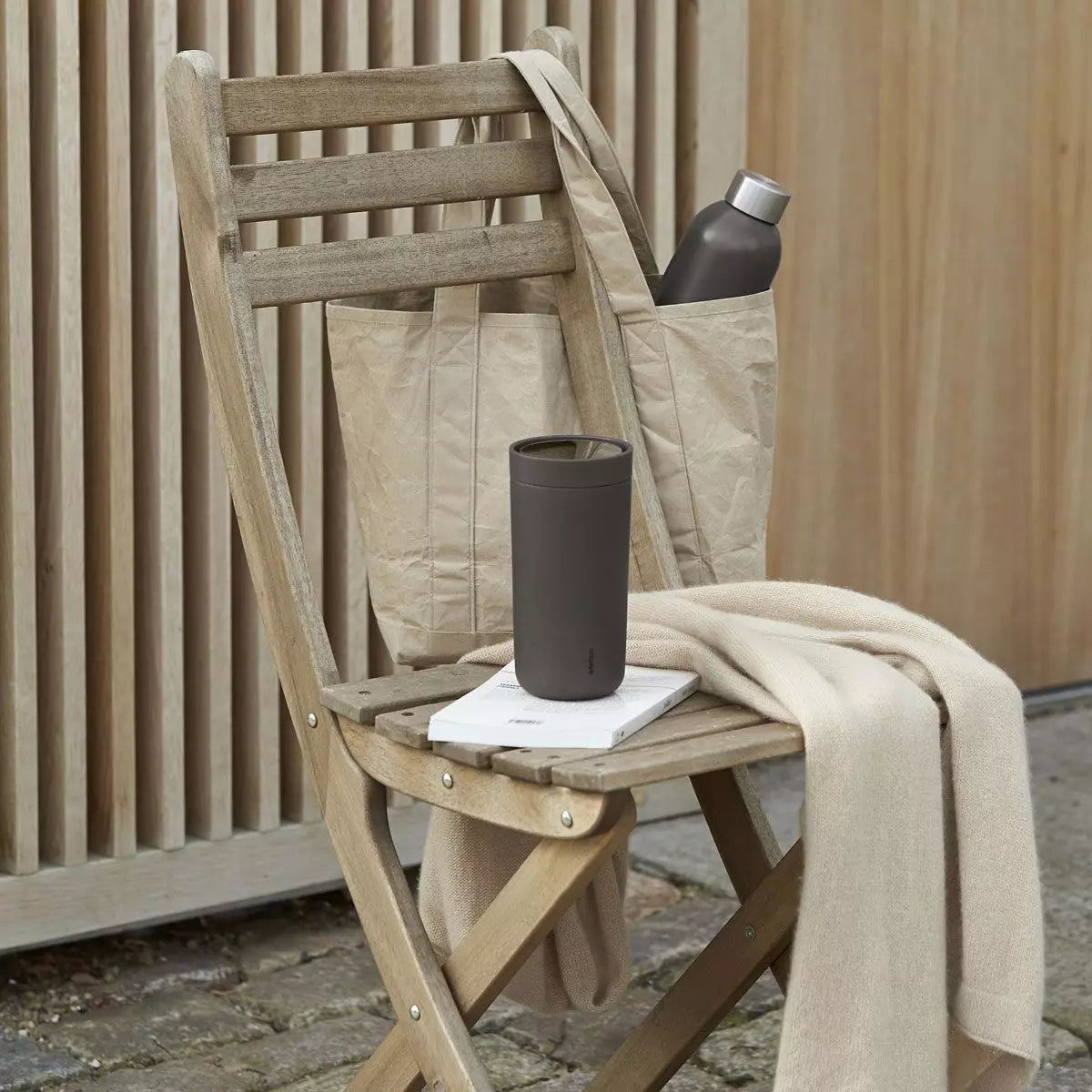 Stelton To Go CliCk Thermosbeker Soft Bark 0,4 L