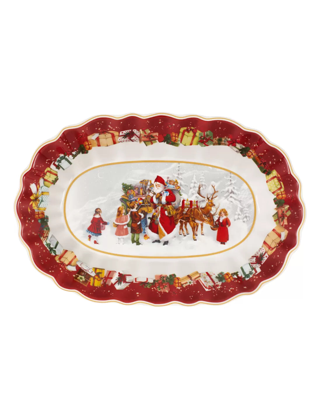 Villeroy & Boch Toy's Fantasy Schaal Ovaal Santa Kids