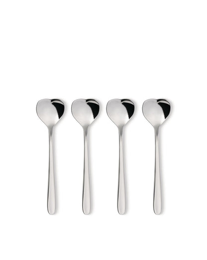 Alessi Big Love Koffielepel Hartvormig 4 Stuks