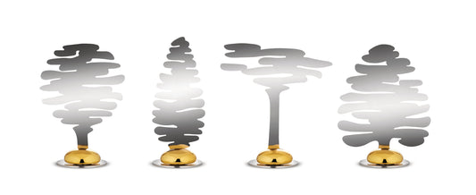 Alessi Barkplace Tree Boompjes Set RVS 4 Stuks
