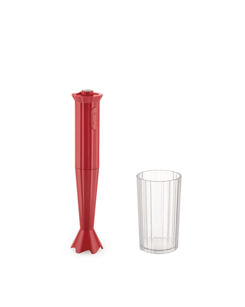 Alessi Plissé Staafmixer Rood
