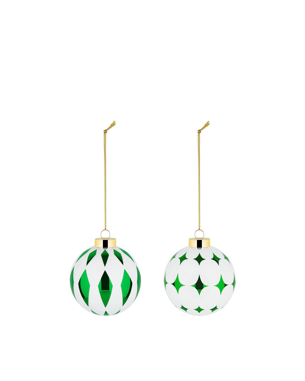 Alessi Delight Kerstballenset 3 Groen 2 Stuks