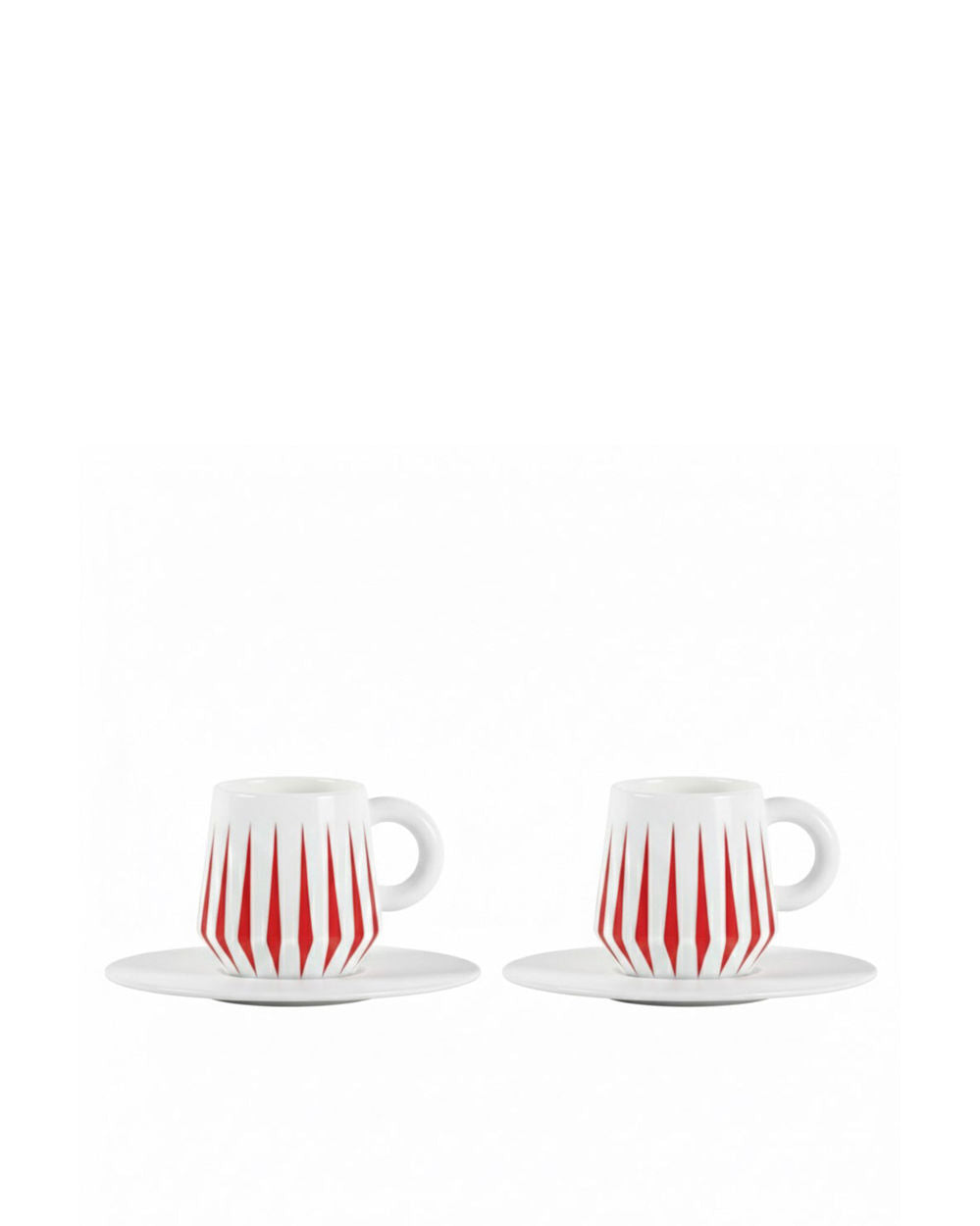 Alessi Delight Espresso Set Rood 4-Delig