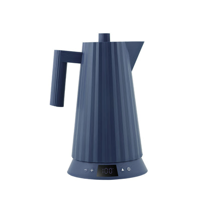Alessi Plissé Waterkoker Temperatuur Controle Blauw 1,7 L