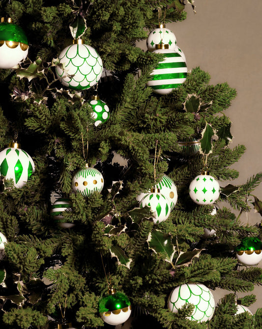 Alessi Delight Kerstballenset 3 Groen 2 Stuks