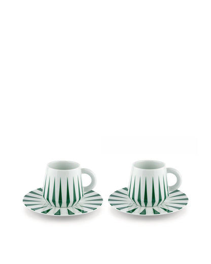 Alessi Delight Espresso Set Groen 4-Delig