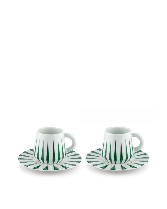 Alessi Delight Espresso Set Groen 4-Delig