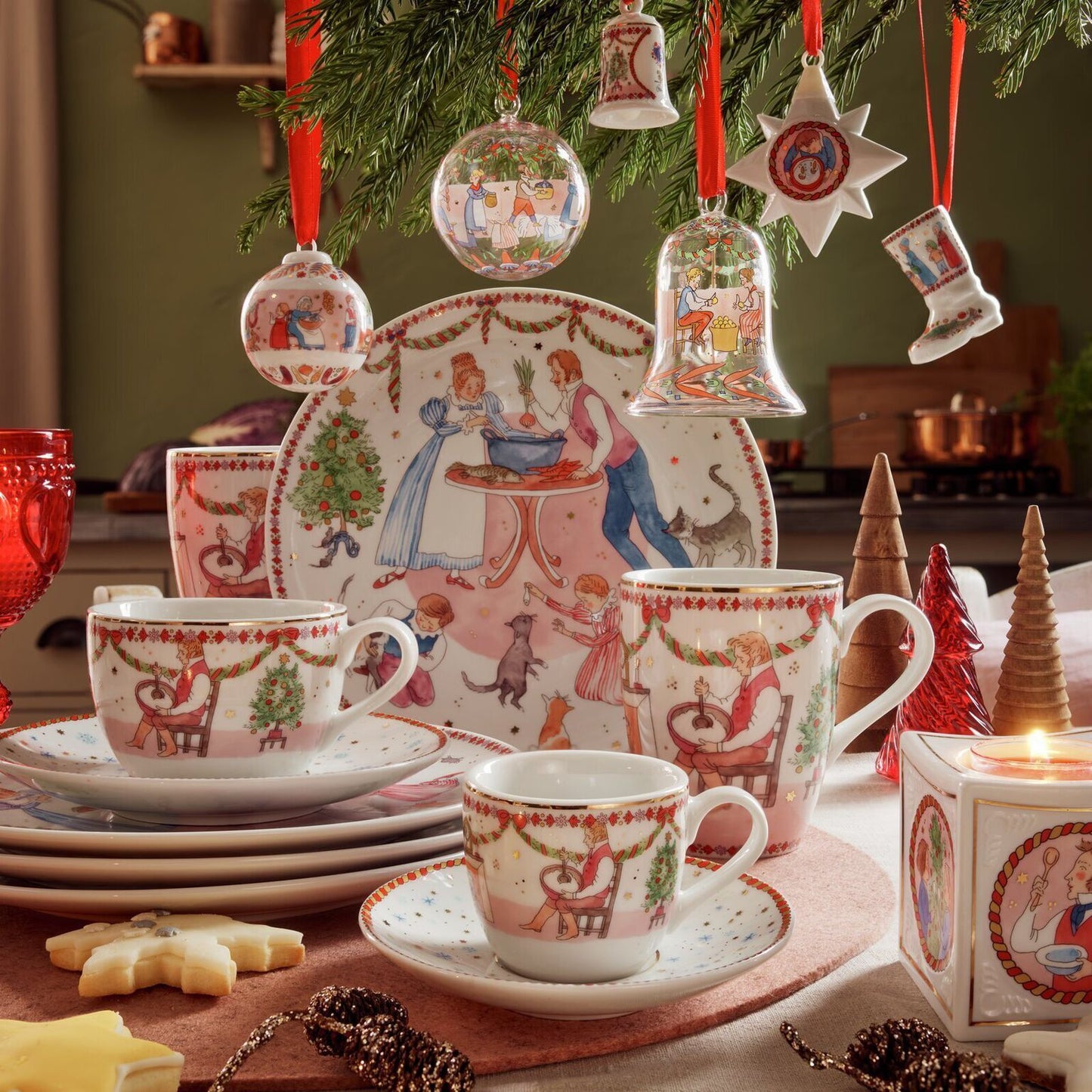 Hutschenreuther Kerstklokje Glas 2026 Kerstfeest