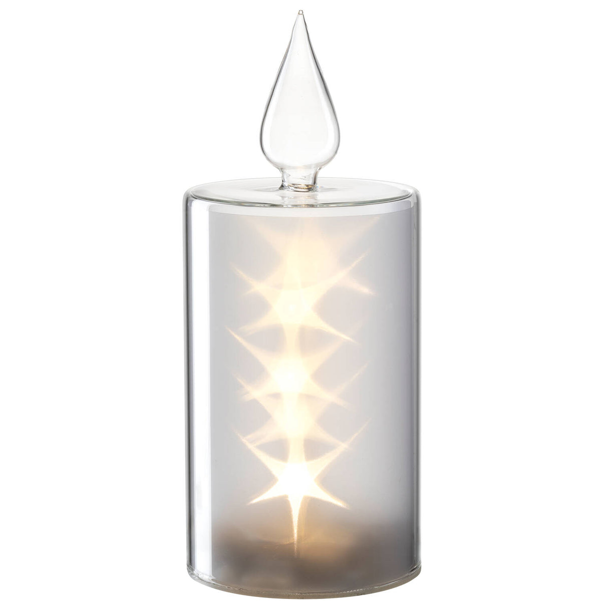 Leonardo Riposo Kaarslamp met Ledverlichting Wit 21 cm