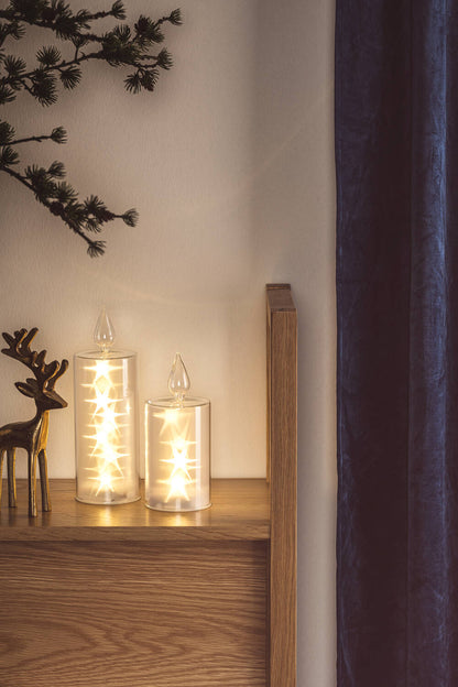 Leonardo Riposo Kaarslamp met Ledverlichting Wit 27 cm