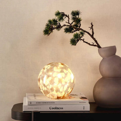 Leonardo Globe Wit/Goud 17 cm