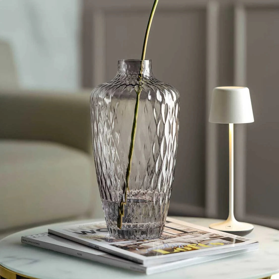 Leonardo Giulia Vaas Grijs 28 cm