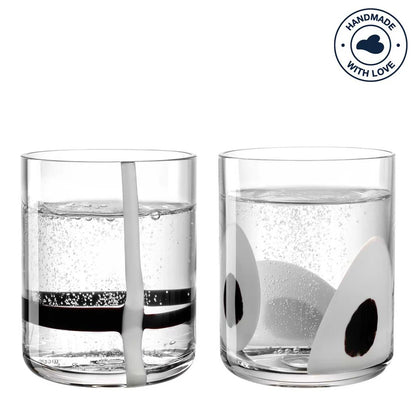 Leonardo Banda Nera Glazen 2 Stuks