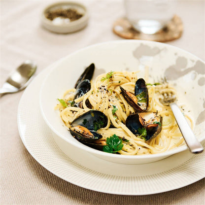 Royal Doulton Pacific Stone Pastabord Set 23 cm 4 Stuks