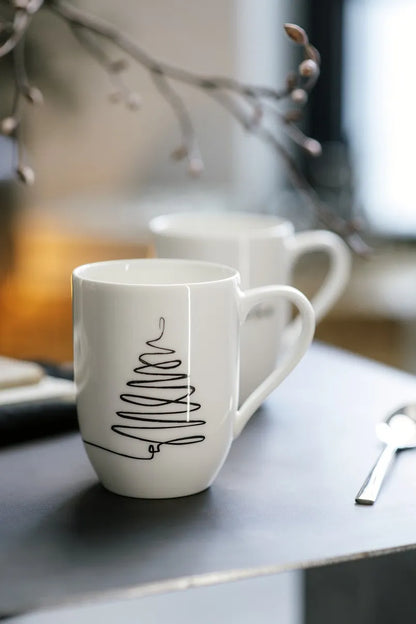 Villeroy & Boch Statement XMAS Beker Set Kerstboom 2 Stuks