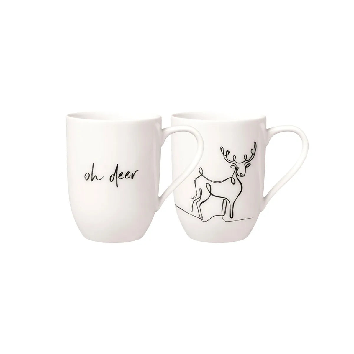 Villeroy & Boch Statement XMAS Beker Set Rendier 2 Stuks