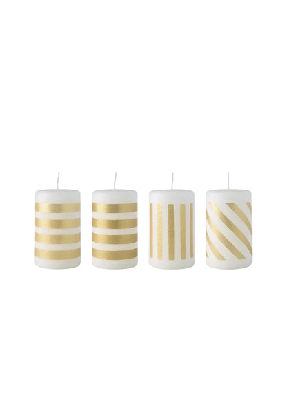 Villeroy & Boch Christmas Chic Kaarsen Set 10 x 6 cm 4 Stuks